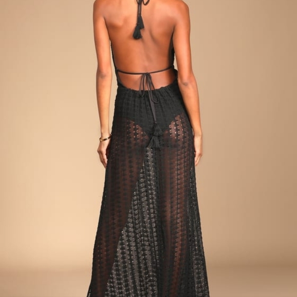 Halter Maxi Dress - Picture 3 of 5